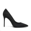 Chic / Belle Noire Daim Promo Escarpins 2020 10 cm Talons Aiguilles À Bout Pointu Escarpins