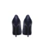 Edles Marineblau Strassenmode Pumps 2020 10 cm Stilettos Spitzschuh Pumps