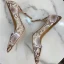 Amazing / Unique Cocktail Party Snakeskin Print Pumps 2020 Leather 10 cm Stiletto Heels Pointed Toe Pumps