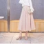 Sexy Nude Street Wear Pearl Womens Sandals 2020 Slingbacks 9 cm Thick Heels Open / Peep Toe Sandals