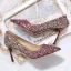 Sparkly Rose Gold Evening Party Sequins Pumps 2020 Leather 8 cm Stiletto Heels Pointed Toe Pumps
