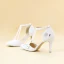 Sexy Ivory Wedding Shoes 2020 Wedding Pearl T-Strap 8 cm Stiletto Heels Pointed Toe Heels