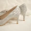 Charmant Silber Strass Schmetterling Brautschuhe 2020 7 cm Stilettos Spitzschuh Hochzeit Pumps
