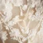 Illusion Champagne See-through Wedding Dresses 2018 A-Line / Princess Lace Appliques High Neck Long Sleeve Chapel Train Wedding
