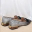 Fashion Silver Black Street Wear Sequins Pumps 2020 Bow 3 cm Thick Heels Low Heel Pointed Toe Pumps