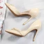 Sexy Nude Cocktail Party Womens Shoes 2020 Bow 10 cm Stiletto Heels Pointed Toe Heels
