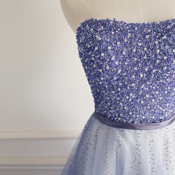 Fine Mørk Marineblå Ballkjoler 2018 Prinsesse Beading Paljetter Rhinestone Kjæreste Ryggløse Uten Ermer Feie Tog Formelle Kjoler