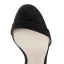 Sexy Noire Cocktail Sandales Femme 2021 Bride Cheville Plumes Cuir 9 cm Talons Aiguilles Peep Toes / Bout Ouvert Sandales