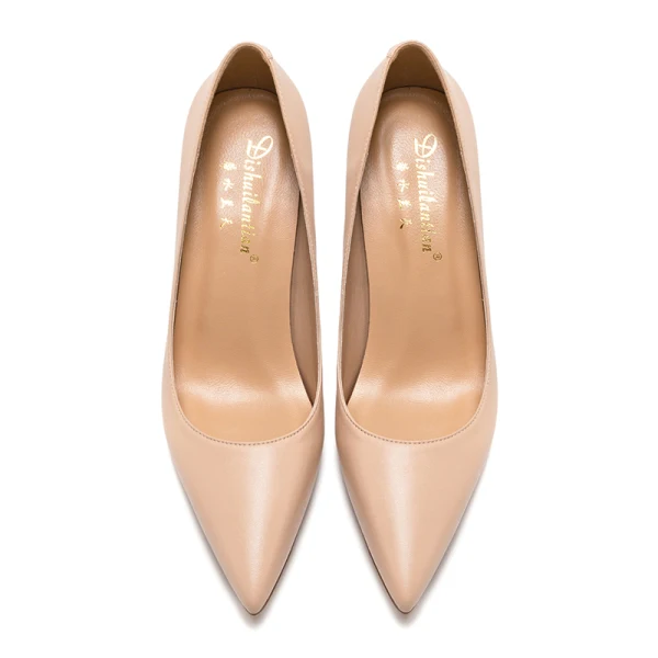 Modest / Simple Blushing Pink Office OL Leather Pumps 2021 Patent Leather 7 cm Stiletto Heels Pointed Toe Pumps