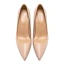 Modest / Simple Blushing Pink Office OL Leather Pumps 2021 Patent Leather 7 cm Stiletto Heels Pointed Toe Pumps