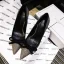 Scintillantes Noire Soirée Faux Diamant Escarpins 2021 Noeud 9 cm Talons Aiguilles À Bout Pointu Talons Hauts