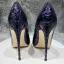 Vintage / Retro Navy Blue Hall Pumps 2021 12 cm Stiletto Heels High Heels Pointed Toe Pumps