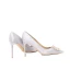 Elegant Green Prom Satin Pearl Rhinestone Pumps 2021 10 cm Stiletto Heels Pointed Toe High Heels