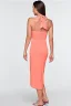 Modern / Fashion Pearl Pink Summer Beach Maxi Dresses 2018 Split Front Halter Backless Sleeveless Tea-length Women's Clothing