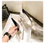 Chinese style Red Satin Rhinestone Wedding Shoes 2021 7 cm Thick Heels Pointed Toe Wedding High Heels Pumps