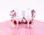 Chic / Beautiful White Outdoor / Garden Pearl Flower Womens Shoes 2021 Ankle Strap 9 cm Stiletto Heels Pointed Toe High Heels