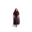 Schöne Burgunderrot Cocktail Lackleder Pumps 2021 Leder 12 cm Stilettos Hochhackige Spitzschuh Pumps
