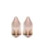 Charming Champagne Rhinestone Wedding Shoes 2021 Leather 7 cm Stiletto Heels Pointed Toe Wedding Pumps High Heels