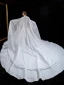 Luxury / Gorgeous Ivory With Cloak Wedding Dresses 2021 Ball Gown High Neck Beading Rhinestone Sequins Bow Long Sleeve Royal Train Wedding