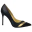 Schöne Schwarz Cocktail Durchbohrt Pumps 2021 Hochhackige 10 cm Stilettos Spitzschuh Pumps