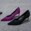 Modest / Simple Purple Office OL Suede Pumps 2021 7 cm Stiletto Heels High Heels Pointed Toe Pumps