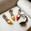 Chic / Belle Noire Cocktail Daim Sandales Femme 2021 Bride Cheville 10 cm Talons Aiguilles À Bout Pointu Sandales Talons Hauts