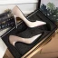 Fashion Black Evening Party Leather Pumps 2021 10 cm Stiletto Heels Pointed Toe Pumps High Heels