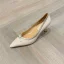 Elegant Ivory Dating Pearl Pumps 2021 Leather 6 cm Stiletto Heels Pointed Toe Pumps High Heels