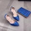 Charming Royal Blue Evening Party Womens Shoes 2018 Crystal Rhinestone Ankle Strap 8 cm Stiletto Heels Pointed Toe High Heels