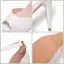 Modest / Simple White Casual Womens Shoes 2018 Ankle Strap 11 cm Stiletto Heels Open / Peep Toe High Heels