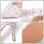 Charmant Weiß Brautschuhe 2018 Spitze Knöchelriemen Strass 9 cm Stilettos Spitzschuh Hochzeit Hochhackige