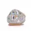 Scintillantes Argenté Chaussure De Mariée 2018 Cristal Faux Diamant À Bout Pointu Plate Mariage