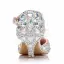 Amazing / Unique Silver Wedding Shoes 2018 Buckle Crystal Rhinestone 5 cm Stiletto Heels Pointed Toe Wedding High Heels