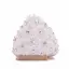 Chic / Beautiful White Wedding Shoes 2018 Lace Flower Rhinestone Pointed Toe Wedding Flat