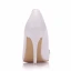Snygga / Fina Vita Brudskor 2018 Rhinestone 9 cm Stilettklackar Spetsiga Bröllop Pumps