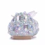 Glittrande Silver Brudskor 2018 Kristall Rhinestone Spetsiga Platt