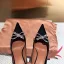 Chic / Beautiful Black Evening Party Rhinestone Bow Pumps 2021 Leather 8 cm Stiletto Heels Pointed Toe Pumps High Heels