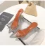 Sexy Transparent Street Wear Rhinestone Womens Sandals 2020 9 cm Stiletto Heels Pointed Toe Sandals