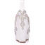 Glittrande Vita Brudskor 2018 Rhinestone Kristall Pande Zote Toe Bröllop Kilklackar Sandaler