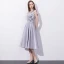 Chic / Beautiful Champagne Homecoming Graduation Dresses 2018 A-Line / Princess Sequins Scoop Neck Sleeveless Knee-Length Formal Dresses