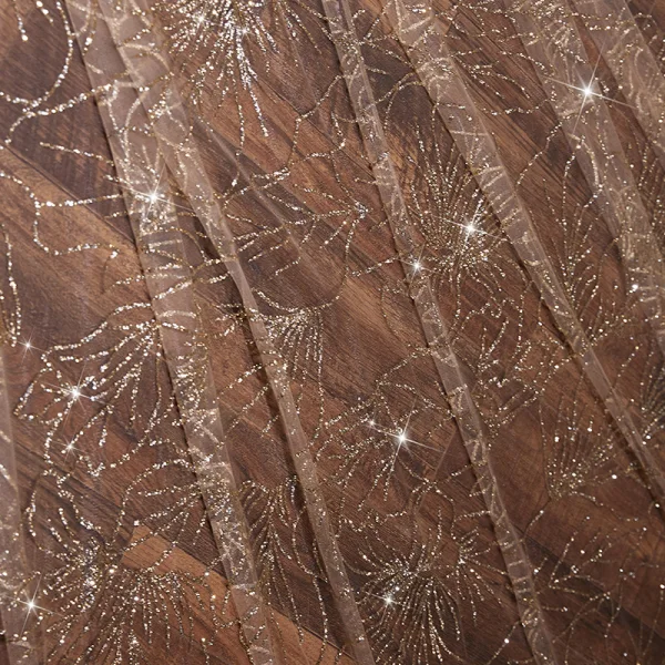Scintillantes Doré Glitter Voile De Mariée 2019