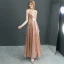 Scintillantes Doré Robe De Soirée 2019 Princesse Glitter Paillettes Bretelles Spaghetti Sans Manches Dos Nu Longueur Cheville Robe De Ceremonie