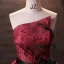 Elegant Red Black Prom Dresses 2024 Crossed Straps Bow Embroidered Satin Engagement Sleeveless Ball Gown Formal Dresses