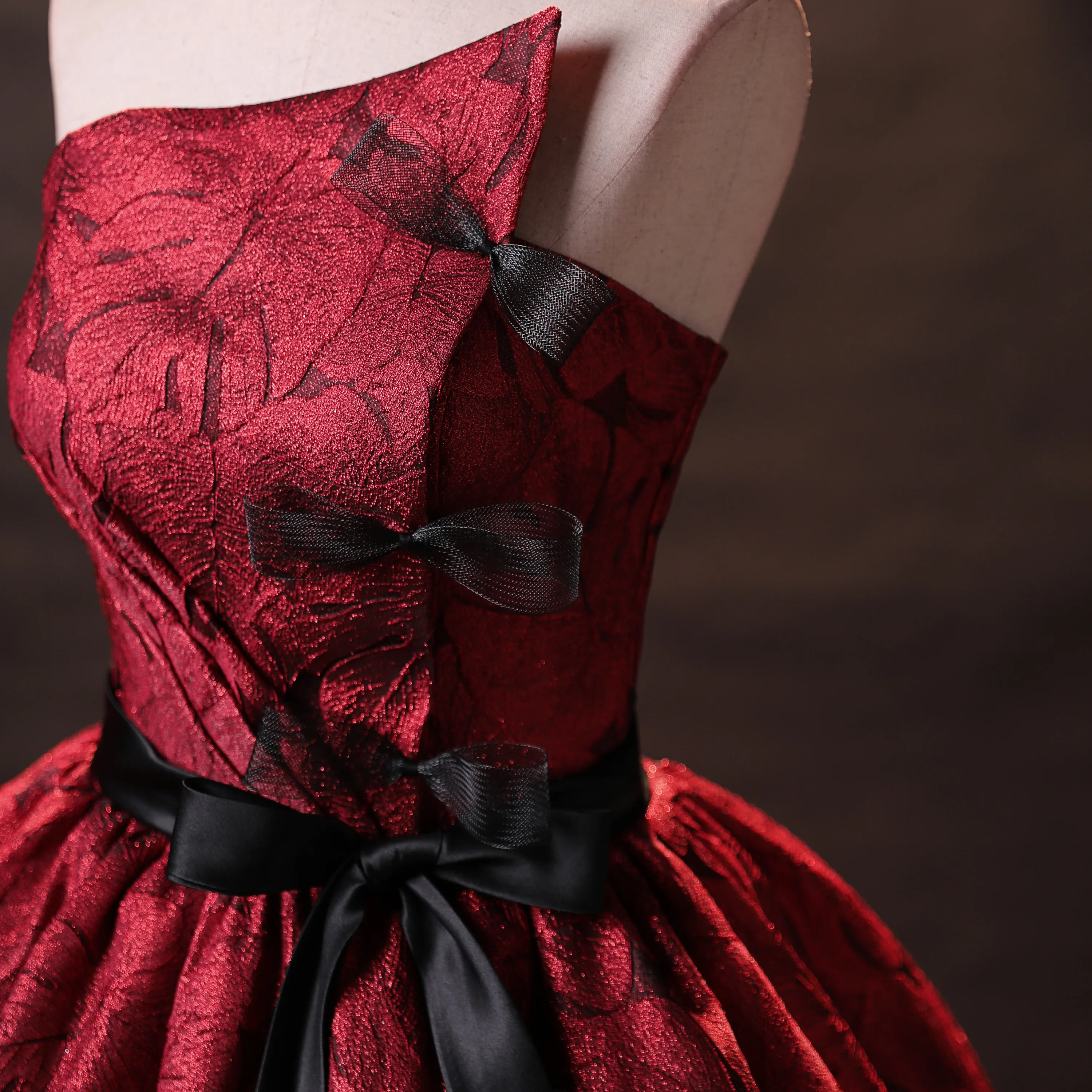 princess polly baby blue dress Elegant Red Black Prom Dresses 2024 Crossed Straps Bow Embroidered Satin Engagement Ball