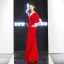 Chic / Belle Noire Robe De Soirée 2019 Trompette / Sirène Col Haut En Dentelle Fleur Manches Courtes Longue Robe De Ceremonie