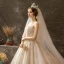 Luxury / Gorgeous Champagne Wedding Dresses 2019 A-Line / Princess Scoop Neck Beading Crystal Lace Flower Sequins Sleeveless Backless Watteau Train Royal Train