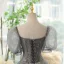 Chic / Belle Gris Perlage Paillettes Robe De Bal 2023 Robe Boule Encolure Carrée Manches Courtes Dos Nu Longue Promo Robe De Ceremonie