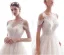 Élégant Champagne Robe De Mariée 2019 Princesse Encolure Dégagée Perlage En Dentelle Fleur Sans Manches Dos Nu Cathedral Train