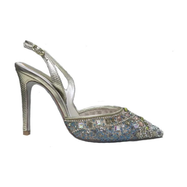 Chic / Beautiful Multi-Colors Evening Party Womens Shoes 2019 Leather Ankle Strap Rhinestone 10 cm Stiletto Heels Pointed Toe High Heels