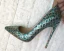 Glitzernden Jägergrün Abend Pumps 2019 Leder Pailletten 12 cm Stilettos Spitzschuh Pumps